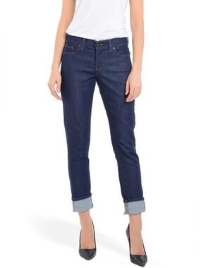 Mott & Bow Boyfriend Jeans Dark Indigo Stretch W29 L30